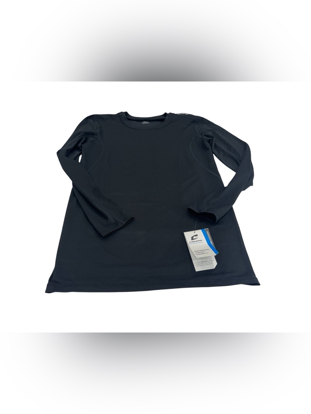 NWT Champro Men’s ' Long Sleeve Black Performance Tee